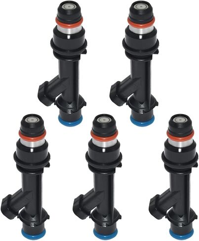 12589465 Fuel Injector Compatible for Chevy: 2004-2007 for Colorado 2.8L 2.9L I4 / 3.5L 3.7L I5, 2005-2007 for Trailblazer 4.2L I6, 2005-2007 for Buick Rainier 4.2L I6 5pcs in Saudi Arabia