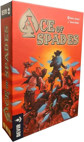 Devir - Ace of Spades Card Game, Solo & Cooperative Poker-Based Strategy Game with Western Horror Theme, Strategy Game, Ages 14+, 1–2 Players, Playtime 40, (English Version) in Saudi Arabia