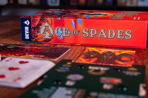 Devir - Ace of Spades Card Game, Solo & Cooperative Poker-Based Strategy Game with Western Horror Theme, Strategy Game, Ages 14+, 1–2 Players, Playtime 40, (English Version) in Saudi Arabia