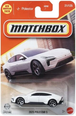 Matchbox 2025 Polestar 5 [White] 21/125, New for 2026! 1:64 Scale Diecast Toy Vehicle | 21/125, New for 2026 in Kuwait