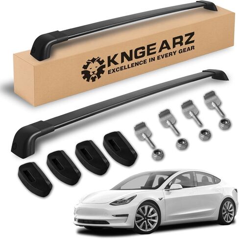 260lb Roof Rack Cross Bars Fit for 2017-2023 Tesla Model 3,Heavy Duty Aluminum Roof Rack Rail Crossbars Cargo Bars in Saudi Arabia