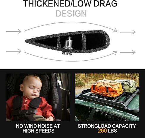 260lb Roof Rack Cross Bars Fit for 2017-2023 Tesla Model 3,Heavy Duty Aluminum Roof Rack Rail Crossbars Cargo Bars in Saudi Arabia
