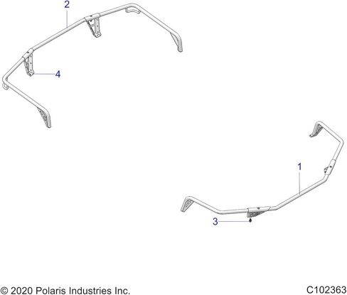 Polaris ATV Ultimate Series Front Rack Extender 4" - 2882022 in Kuwait