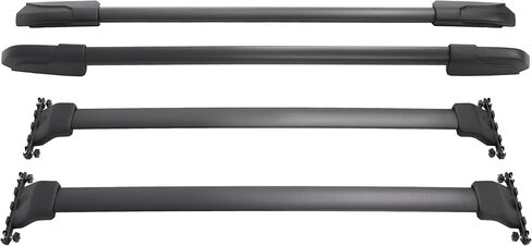 HECASA Cross Bar+Roof Rack Compatible with 2009-2015 Honda Pilot Roof Top Luggage Rack Cargo Carriers Side Rails Replacement for 75260-SZA-A03ZA 75250-SZA-A03ZA in Kuwait