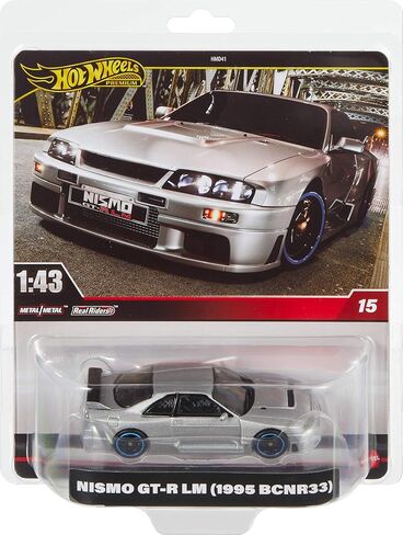 Hot Wheels Premium 1:43rd Scale Vehicle, Officially Licensed Replicas for Adult Collectors, Real Riders Tires, Metal/Metal Body & Chassis in Kuwait