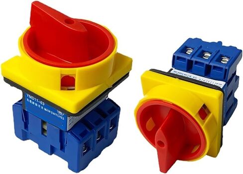 63 Amp 690V Isolator Switch 3P Main Motorized Rotary Pad Lock On-Off Power Switches YMD11-63A in Kuwait