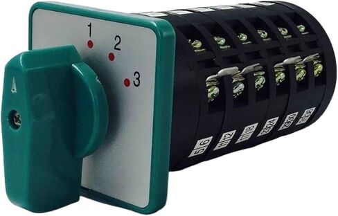 5A 380V Rotary Cam Switch 3 Position 6 Poles 36 Terminals Main Universal Changeover Switch LW6-6 in Kuwait