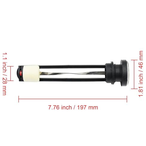 0570-086 Fuel Gauge Gas 0470-444 with Seal Compatible with Arctic Cat ATV 250 300 2001-2005, 375 2002, 400 2001-2006 Except DVX Edition 500 2001-2005 Replace for 0570-086 in Kuwait
