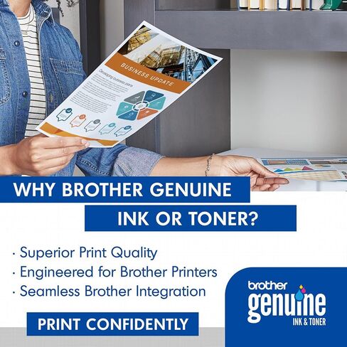 Brother Genuine TN436BK TN436C TN436M TN436Y Super High Yield Toner Cartridge 4-Pack for HL-L8360CDW, HL-L9310CDW, MFC-L8895CDW, MFC-L8900CDW, MFC-L9570CDW Bundle with Deco Essentials Printer eBook in Kuwait