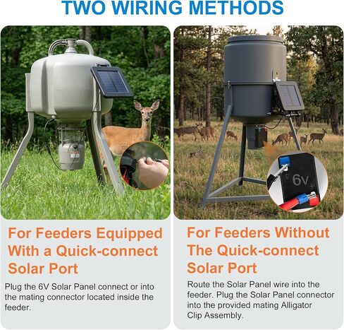 6V Solar Panel for Deer Feeder,Efficient Solar Panel Waterproof Small Solar Battery Charger Maintainer with an Adjustable Bracket and Alligator Clip& 6V Rechargeable Batteries in Saudi Arabia