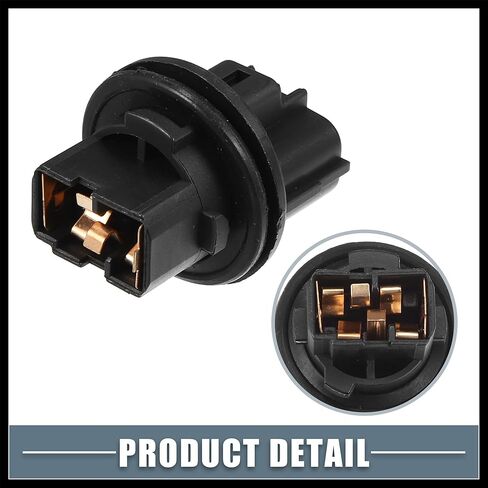 Front Turn Signal Light Lamp Bulb Holder 81128-06470 for Toyota Avalon 2013-2016 Plastic Black (Set of 2) Durable Material in Kuwait