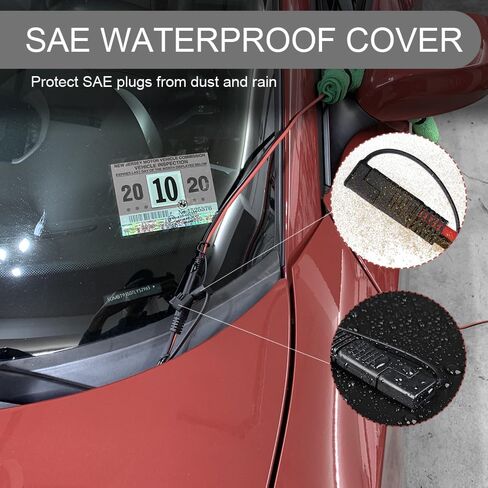 8PCS 2 Pin Plug Replacement Weather Cap, SAE Connector Cover, SAE Adapter Cable Power Solar Automotive Connector Dustproof Cover, Waterproof Car DC Cable Protection Lid Top Cap Fit for Cars in Saudi Arabia