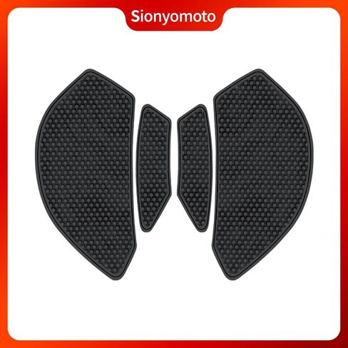 Fuel Gas Tank Pad Protector Stickers Decal Set Compatible with Ninja ZX-6R 2009-2026/ZX-636 2012-2019 - Anti-Slip Protective Kit, Black | 4-Piece in Saudi Arabia