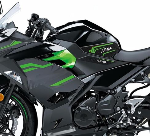 For NINJA 400 Ninja 400 2025 Motorcycle fuel tank pad Side panel protective decals Anti-slip can stickers Knee pad fuel tank traction side pad ninja 400 2019-2025 motorcycle accessories in Saudi Arabia