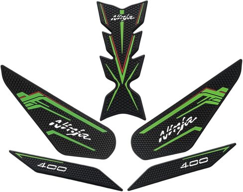 For NINJA 400 Ninja 400 2025 Motorcycle fuel tank pad Side panel protective decals Anti-slip can stickers Knee pad fuel tank traction side pad ninja 400 2019-2025 motorcycle accessories in Saudi Arabia