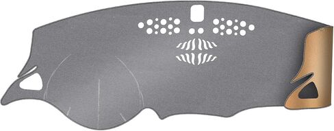 Upgrade Dacron Dashboard Cover Fit for 2004-2008 Ford F-150 Effective Anti Glare, Reduce Reflection, Sun Protection, Dust Proof, Moisture Absorption UV-Proof -Grey in Kuwait