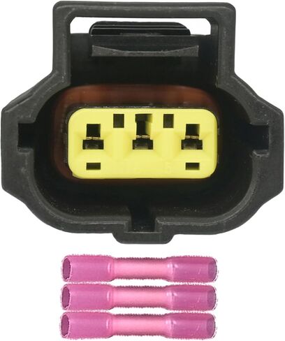 Throttle Position Sensor Connector Wiring Harness Pigtail Plug S-821 1P1243 3U2Z-14S411-ESAA WPT-118 1.6 2.0 2.3 2.5 Fit for Ford Focus Escape Ranger Fiesta Ecosport Ka Mondeo 00-12, 3 Pin in Saudi Arabia