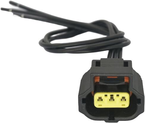 Throttle Position Sensor Connector Wiring Harness Pigtail Plug S-821 1P1243 3U2Z-14S411-ESAA WPT-118 1.6 2.0 2.3 2.5 Fit for Ford Focus Escape Ranger Fiesta Ecosport Ka Mondeo 00-12, 3 Pin in Saudi Arabia
