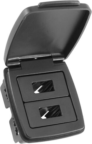 Dual USB Outlet Charger Port Cover Fit for Ford F-150 2017-2020 Explorer 2016-2019 Expedition 2019 2020 Lincoln Navigator 2019 2020 Replace FB5Z-19A495-AB in Kuwait