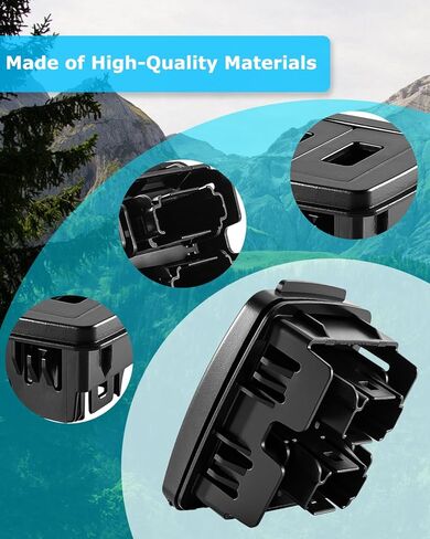 Dual USB Outlet Charger Port Cover Fit for Ford F-150 2017-2020 Explorer 2016-2019 Expedition 2019 2020 Lincoln Navigator 2019 2020 Replace FB5Z-19A495-AB in Kuwait