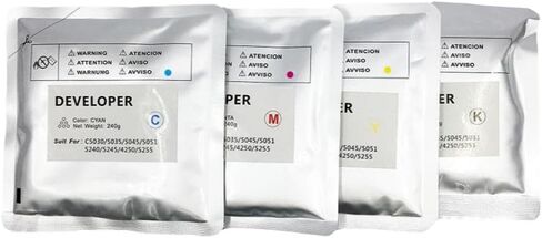 CYKM Developer Printers Compatible with IR Advance C5030 C5035 C5045 C5051 C5235 C5240 C5250 C5255 Iron Powder 240g in Saudi Arabia