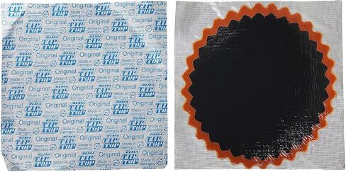 REMA TIP TOP No. 4 Tube Patch, 30 Units of 3 inch Round Vulcanizing Patches for Automotive, Truck and Farm Tire Inner Tube Repair, Red Feather Edge in Saudi Arabia