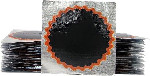REMA TIP TOP No. 4 Tube Patch, 30 Units of 3 inch Round Vulcanizing Patches for Automotive, Truck and Farm Tire Inner Tube Repair, Red Feather Edge in Saudi Arabia