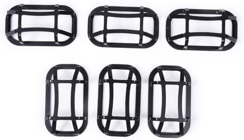 PIUGILH Cab Marker Lights غطاء مصبغة واقي لـ Hummer H2 2003 2004 2005 2006 2007 2008 2009، مجموعة ضوء علامة السقف، واقيات غطاء ضوء السقف، 6 قطع in Kuwait