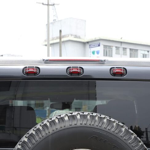PIUGILH Cab Marker Lights غطاء مصبغة واقي لـ Hummer H2 2003 2004 2005 2006 2007 2008 2009، مجموعة ضوء علامة السقف، واقيات غطاء ضوء السقف، 6 قطع in Kuwait