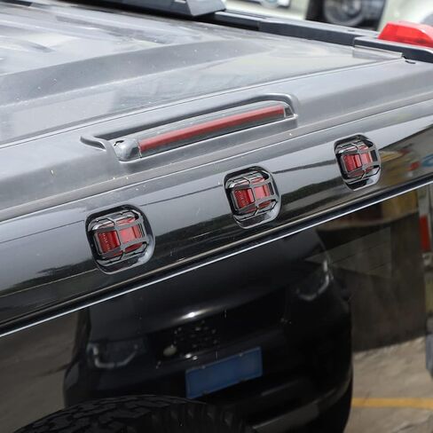 PIUGILH Cab Marker Lights غطاء مصبغة واقي لـ Hummer H2 2003 2004 2005 2006 2007 2008 2009، مجموعة ضوء علامة السقف، واقيات غطاء ضوء السقف، 6 قطع in Kuwait