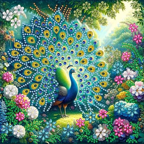 Bloomthread Diamond Painting Arts for Adults - Dragonfly Partial Drill Diamond Art Paintings, DIY Craft Arts for Home Decor and Gifts - 12x12 Inches (Dragonfly) in Kuwait