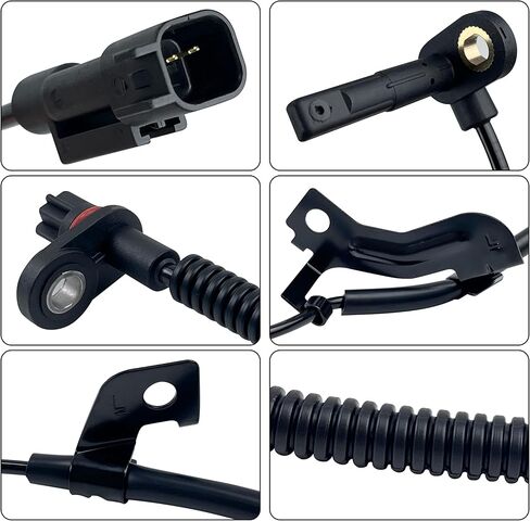4-Pack ABS Wheel Speed Sensor Set Compatible for Jeep Compass Patriot 2007-2016 Dodge Caliber 2007-2012 Replaces 5105573AA 5105572AA 5105063AA 5105062AA Only fits FWD in Kuwait