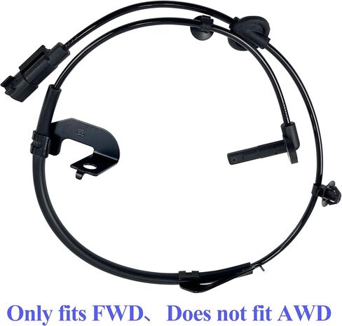 4-Pack ABS Wheel Speed Sensor Set Compatible for Jeep Compass Patriot 2007-2016 Dodge Caliber 2007-2012 Replaces 5105573AA 5105572AA 5105063AA 5105062AA Only fits FWD in Kuwait