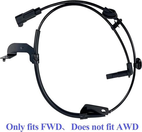 4-Pack ABS Wheel Speed Sensor Set Compatible for Jeep Compass Patriot 2007-2016 Dodge Caliber 2007-2012 Replaces 5105573AA 5105572AA 5105063AA 5105062AA Only fits FWD in Kuwait