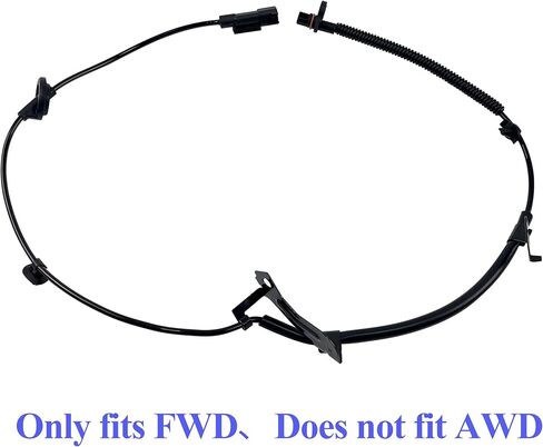 4-Pack ABS Wheel Speed Sensor Set Compatible for Jeep Compass Patriot 2007-2016 Dodge Caliber 2007-2012 Replaces 5105573AA 5105572AA 5105063AA 5105062AA Only fits FWD in Kuwait