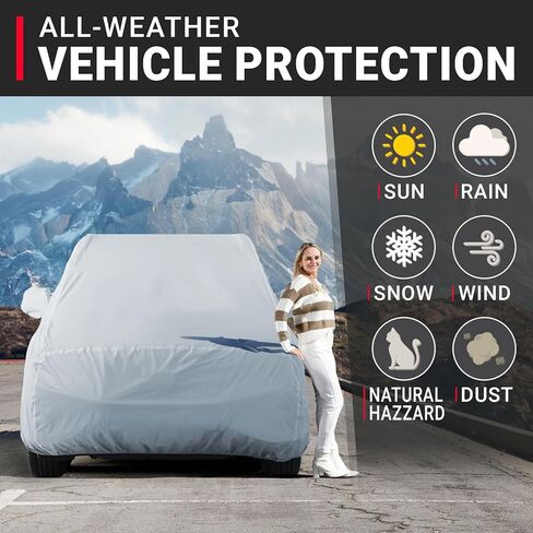 iCarCover يناسب 2010-2026 هيونداي توكسون SUV غطاء السيارات شكل صالح مبطن كامل الخارجي مقاوم للماء أغطية حماية السيارات in Kuwait
