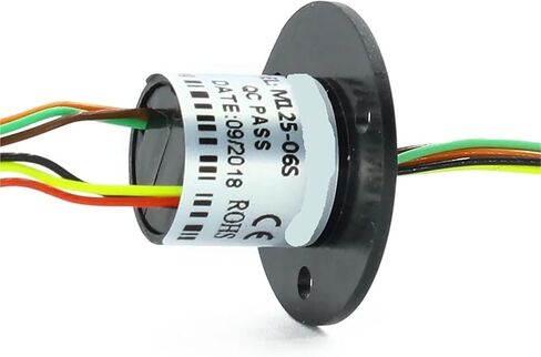 Slip Ring 6 Wires 1.5A Electric Miniature Sliprings Outer Diameter 12.5mm Micro Rotary Joint in Saudi Arabia