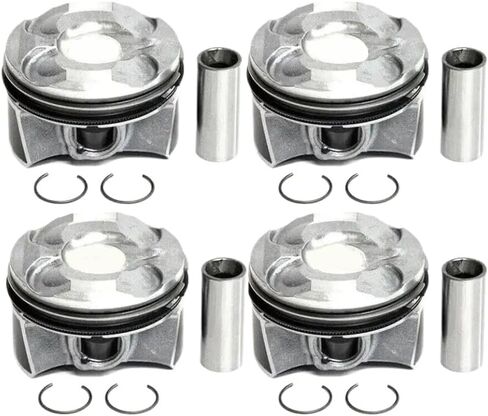 Piston and Ring Set for 1.6L 1.6T L4 16V Engines Compatible with Select Models Including 1 Series, 3 Series, C3, C4, DS3, DS4, DS5, N13, N18 (2007-2024) in Saudi Arabia