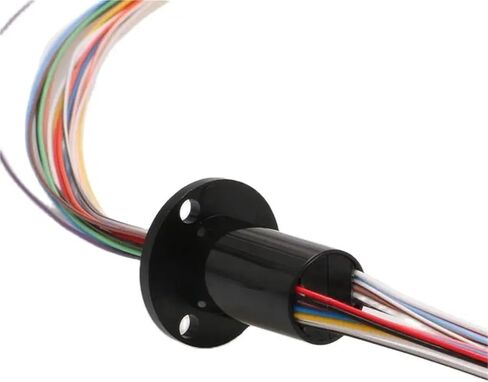 1PCS Micro Slip Ring 2/4//6/8/12/24 Wires 2A 12.5mm/15.5mm Rotor Stator Conductive-ring Rotate 360 ​​Degrees for Dining Table(U type 12.5mm 12CH) in Saudi Arabia