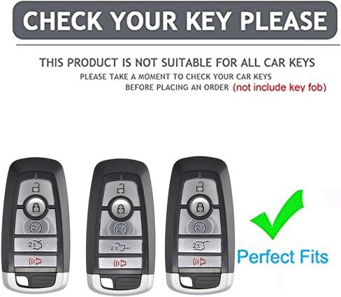 for Ford Key Fob Shell Remote Key Fit for Ford Explorer Fusion Escape Edge Expedition F150 F250 F350 F450 F550 Maverick Mustang Smart Key (5 Buttons Black-Red) in Saudi Arabia