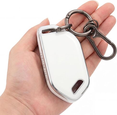 غطاء ELOHEI Key Fob لكيا، حافظة مفاتيح ناعمة ممتازة تناسب Kia Telluride Sorento K4 K5 EV5 Sportage 7 ملحقات أزرار (فضي رمادي، 7 أزرار) in Kuwait