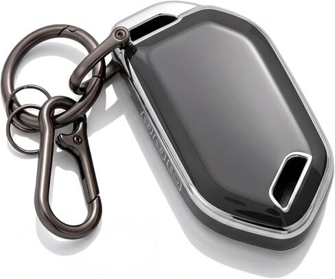 غطاء ELOHEI Key Fob لكيا، حافظة مفاتيح ناعمة ممتازة تناسب Kia Telluride Sorento K4 K5 EV5 Sportage 7 ملحقات أزرار (فضي رمادي، 7 أزرار) in Kuwait