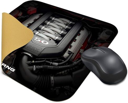 iPick Image Made for Ford Mustang V8 Engine Graphic PC Mouse Pad for Gaming and Office in Saudi Arabia