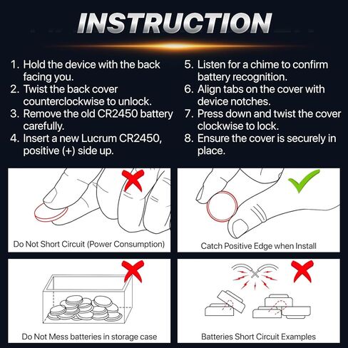 2PCs CR2450 Key Fob Battery Replacement for Jeep (2022-2026) Grand Cherokee Gladiator Wrangler Wagoneer - Batteries for Car Remote Key CR 2450 in Saudi Arabia