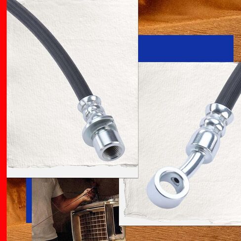 JC Whitney JFBAJCWBHH00003 Front Left or Right Brake Hydraulic Hose - Compatible with Honda Pilot 2003-2008, Odyssey 1999-2004, Acura MDX 2001-2002 in Kuwait