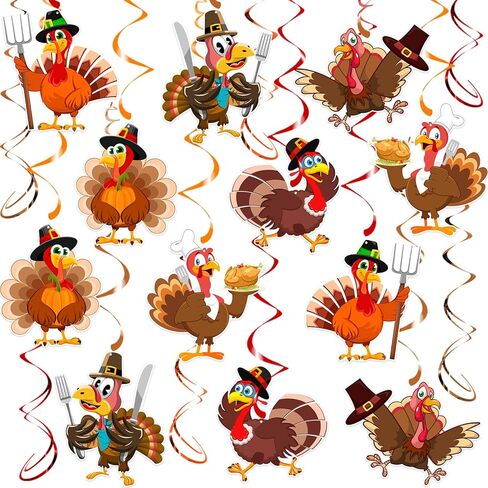 USA 250th Anniversary Hanging Swirls, 30Pcs United States 250 Years Ceiling Streamers Hanging Ornaments for American Anniversary Party Decorations in Saudi Arabia