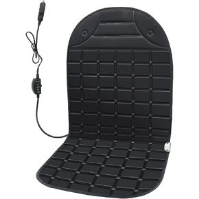 Universal Winter Seat Cushion Cover for Full Back (Black) in Saudi Arabia