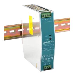 1 قطعة EDR-75-48 48VDC 1.6A إخراج واحد الصناعية DIN السكك الحديدية تحويل التيار الكهربائي in Kuwait