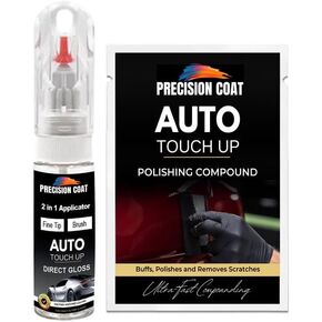 Compatible With 2012 Hyundai Porcelain White (WHC) Factory Matched Single Stage Paint Pen Brush-Touch Up Paint Kit Includes Compound in Saudi Arabia