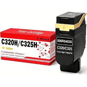 خرطوشة حبر C325 C320 عالية السعة 006r04830 006R04829 006R04828 006R04831 متوافقة مع طابعة Xerox C320 C325 C320DNI C325DNI (4 عبوات 8,800 صفحة) in Kuwait
